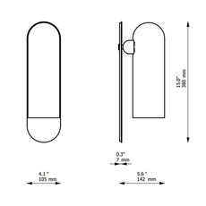 Odyssey large studio schwung applique murale wall light  schwung b147 lbb  design signed nedgis 104640 thumb