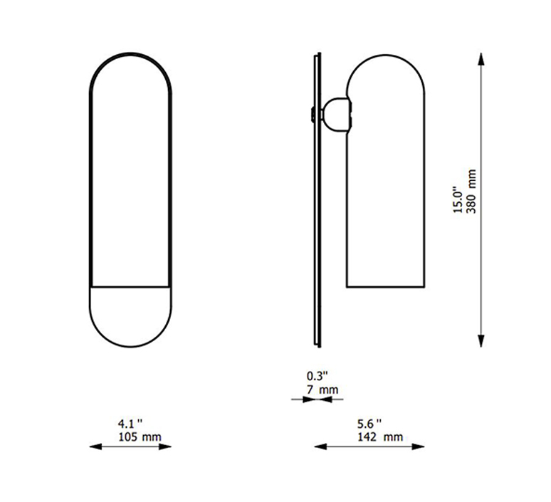 Odyssey large studio schwung applique murale wall light  schwung b147 bgm  design signed nedgis 104644 product