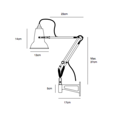 Original 1227 mini george carwardine anglepoise 31588 luminaire lighting design signed 26122 thumb