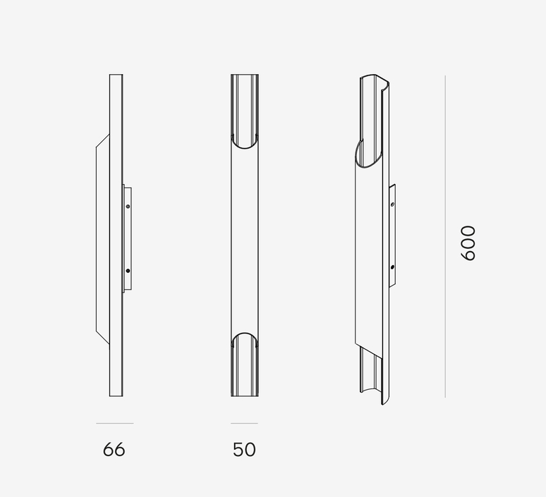 Pan 50 bent applique murale wall light  lyfa 133005009  design signed nedgis 131256 product