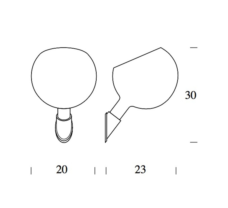 Parola  gae aulenti fontanaarte m2689on v2689bi luminaire lighting design signed 20068 product