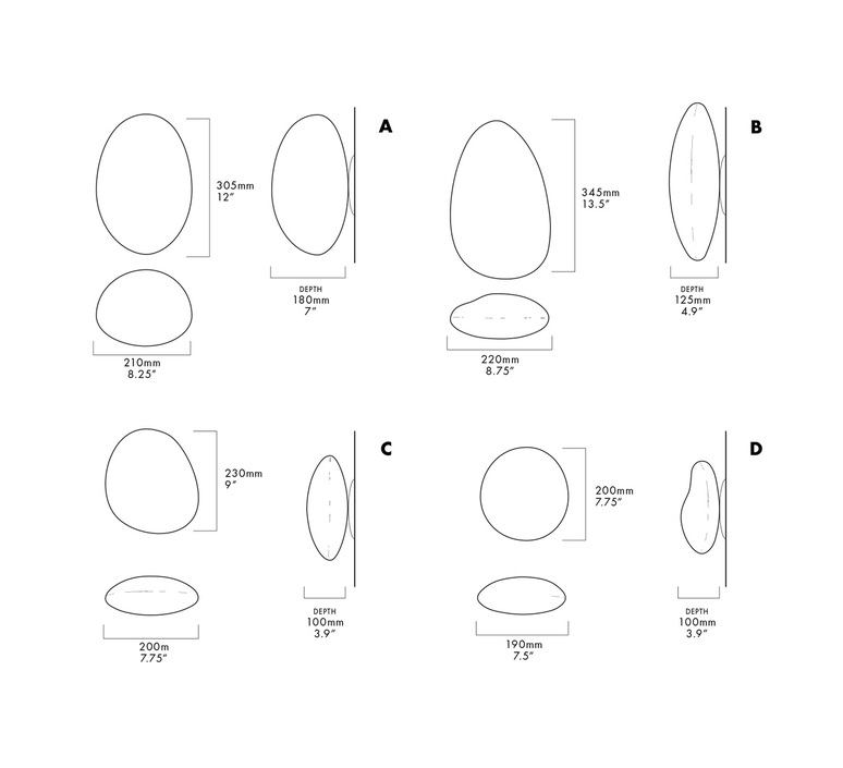 Pebble b citrine lukas peet applique murale wall light  andlight peb cw b ci 230  design signed nedgis 98610 product