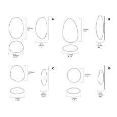 Pebble b citrine lukas peet applique murale wall light  andlight peb cw b ci 230  design signed nedgis 98610 thumb