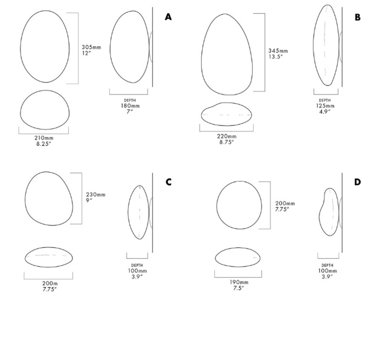 Pebble b citrine lukas peet applique murale wall light  andlight peb cw b ci 230  design signed nedgis 105519 product