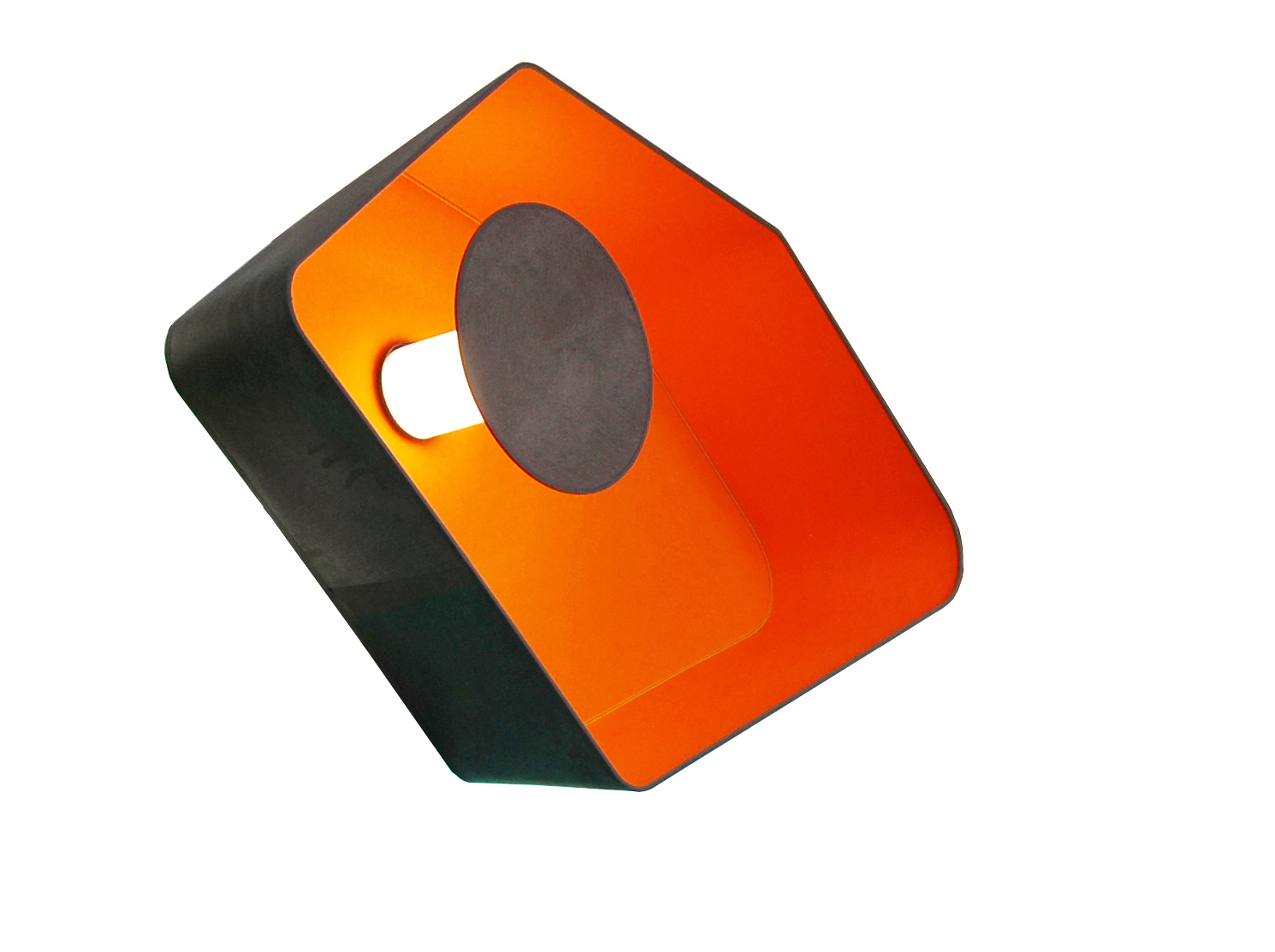 Applique Murale Orange Wall light, Petit Nénuphar, orange, grey, L90cm   LED  Applique Murale Orange