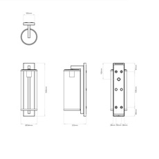 Applique murale pimlico 500 bronze ip23 l15 4cm h50cm astro lighting 124505 thumb