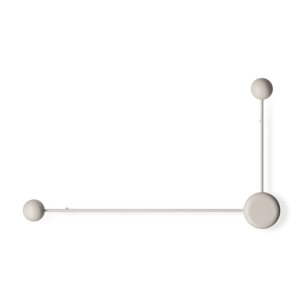 Applique murale, Pin 1694, beige, LED, 2700K, 417lm, L70cm, H40cm