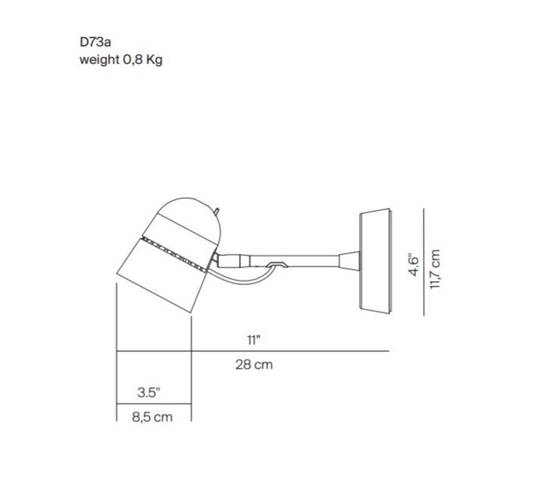 Counterbalance d73a daniel rybakken applique murale wall light  luceplan 1d730a000003  design signed 55907 product