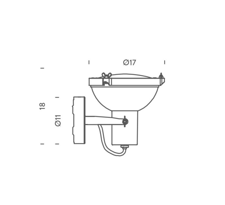 Projecteur 165 charles le corbusier applique murale wall light  nemo lighting prp fws 31  design signed 58239 product