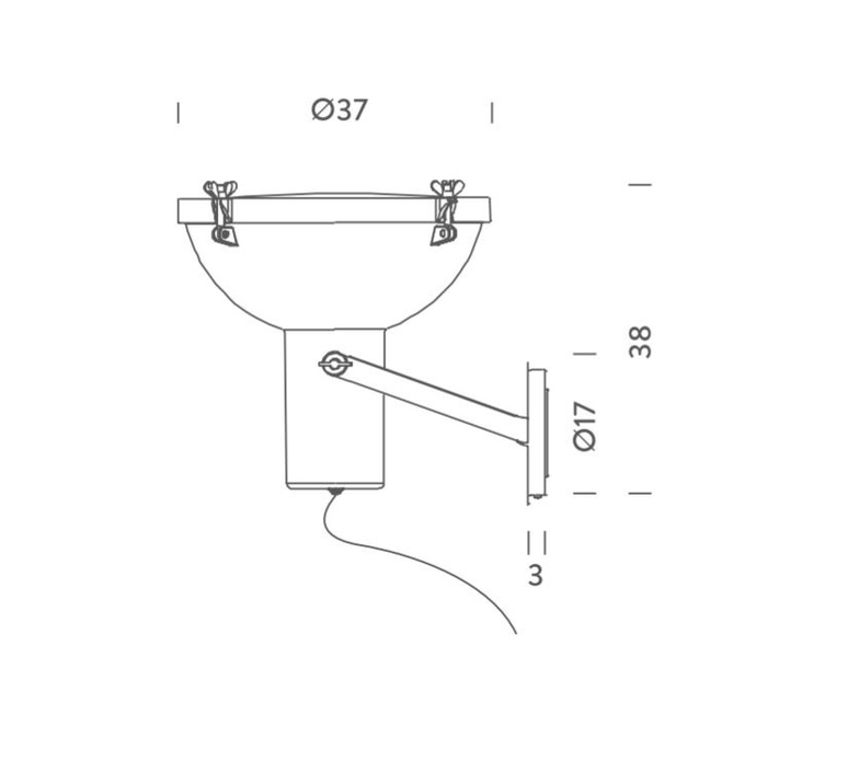 Projecteur 365 charles le corbusier applique murale wall light  nemo lighting prj ews 3a  design signed 58171 product