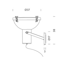 Projecteur 365 charles le corbusier applique murale wall light  nemo lighting prj ews 3a  design signed 58171 thumb