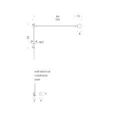 Potence pivotante mini reedition de charlotte perriand charlotte perriand applique murale wall light  nemo lighting pom hrw 31  design signed nedgis 152687 thumb