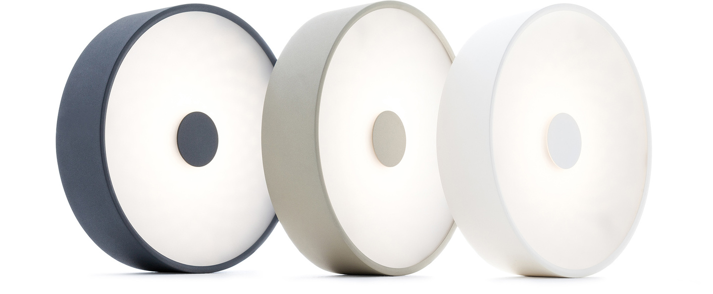 banner-image Applique murale punto p gris led o35cm h35cm lumen center italia normal