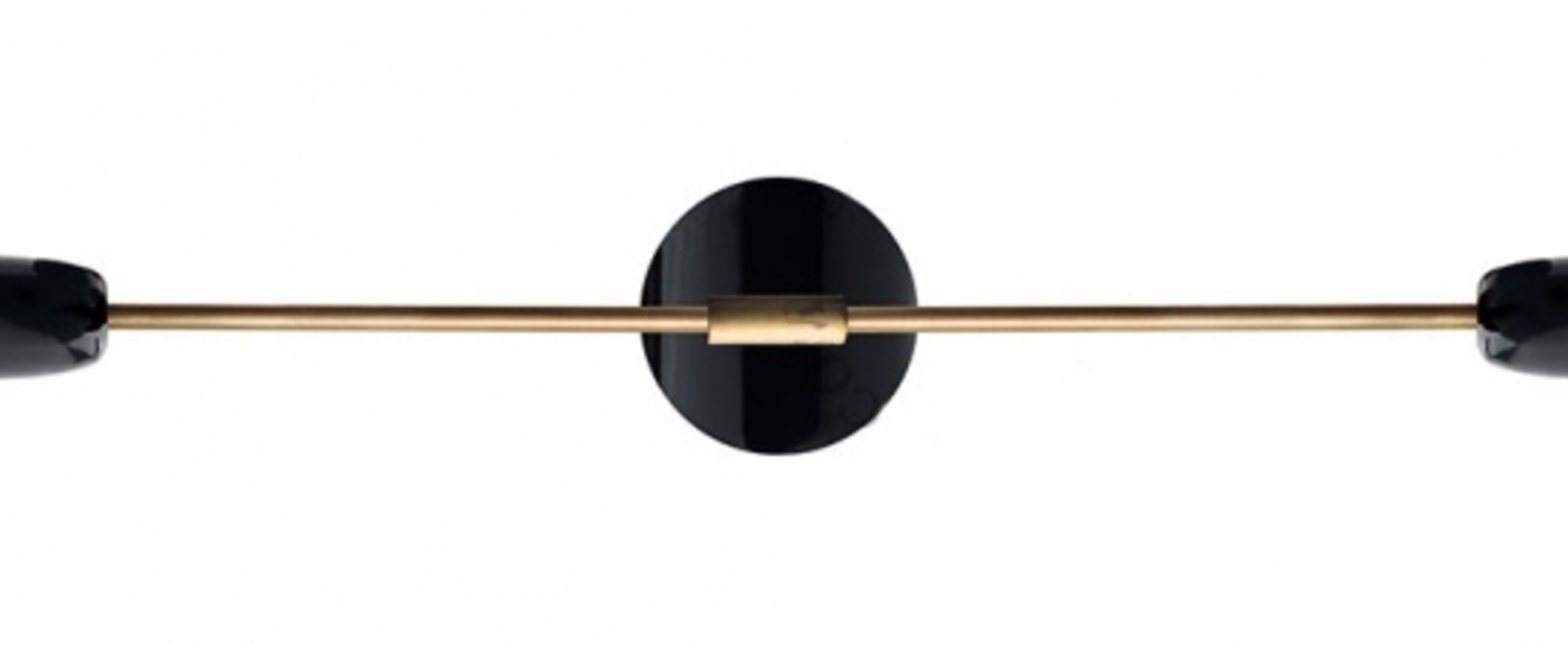 banner-image Applique murale pure porcelaine noir laiton l10cm h63 5cm zangra normal