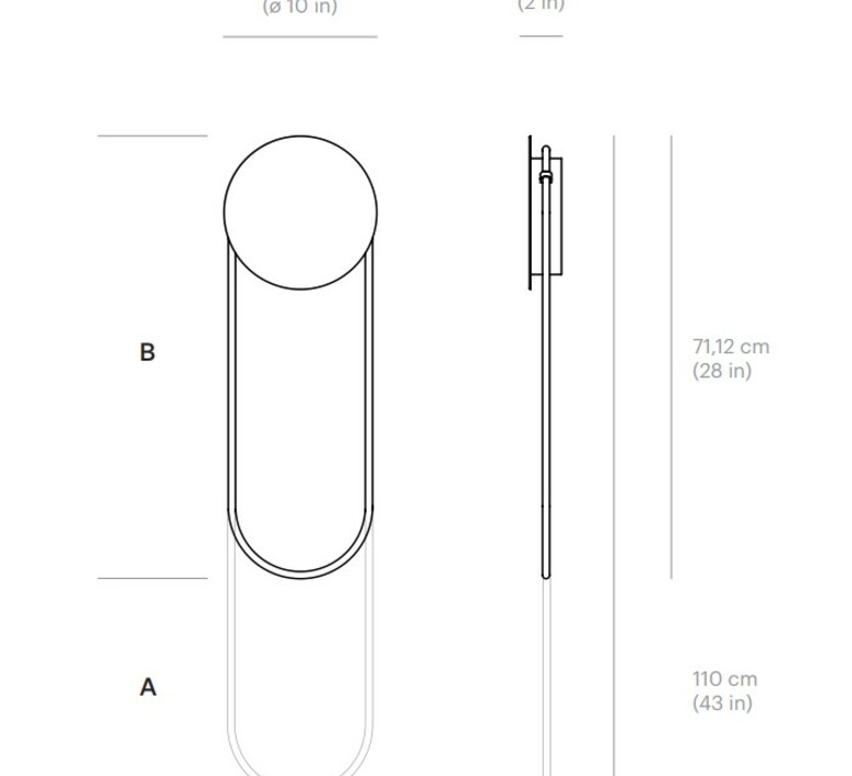 Ra wall longue alexandre joncas gildas le bars  applique murale wall light  d armes rawatb21a  design signed nedgis 158822 product