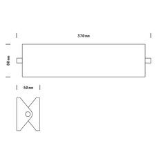 Rectangle laiton 35 cm daniel gallo applique murale wall light  daniel gallo rectangle laiton 35cm  design signed nedgis 81663 thumb