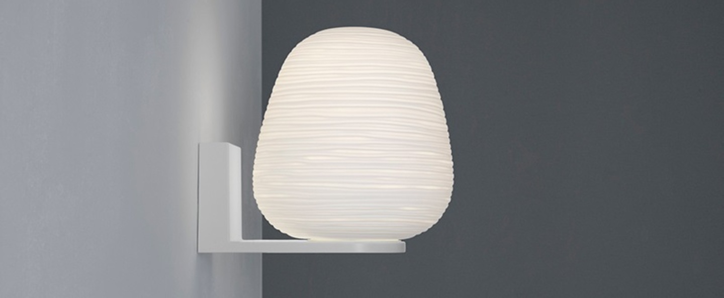 Applique murale rituals 3 blanc l19cm h21cm foscarini normal