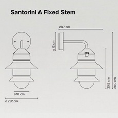 Santorini a fixed stem sputnik estudio marset a654 023 luminaire lighting design signed 20578 thumb