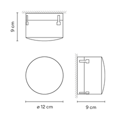 Scotch oscar sergi devesa applique murale wall light  vibia 096201 10  design signed nedgis 157601 thumb