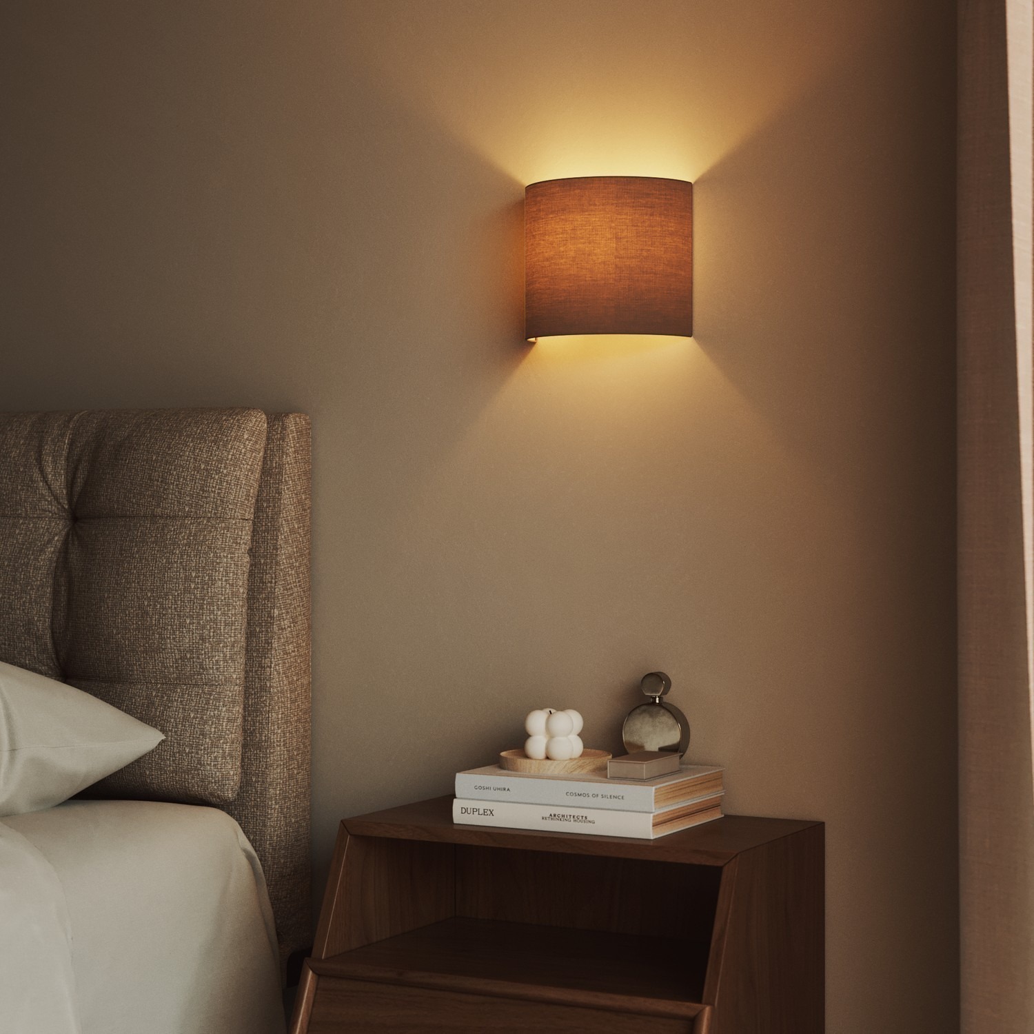 2X Applique Murale LED Applique murale chambre Éclairage Acrylique