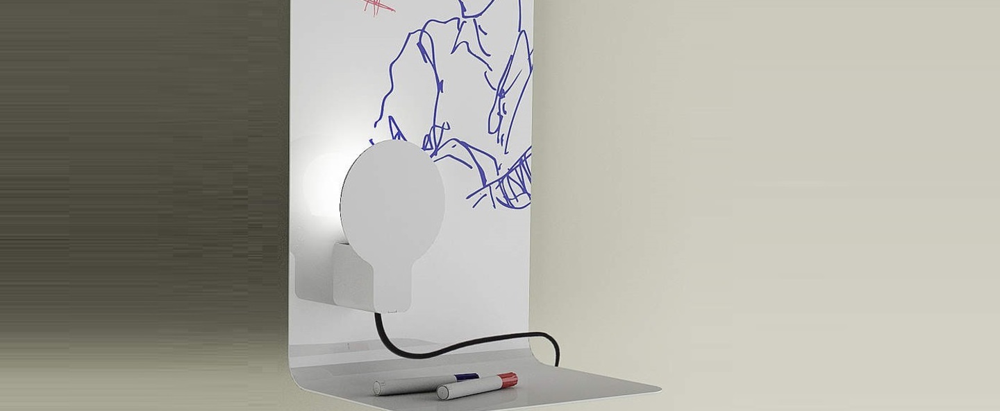 banner-image Applique murale sketch blanc h61cm led zava normal