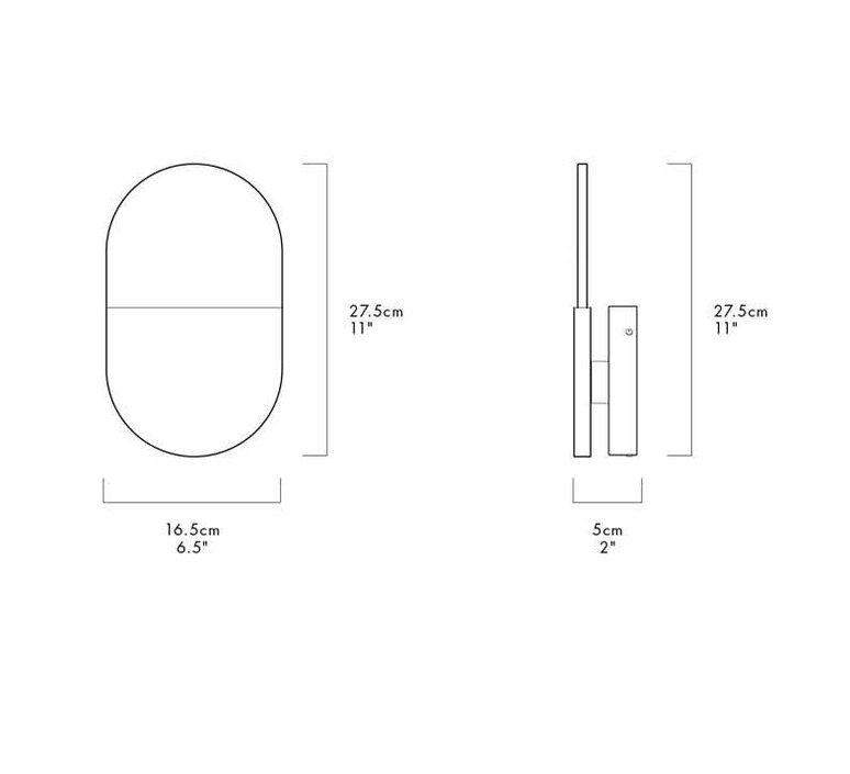 Slab w20 dali  caine heintzman applique murale wall light  andlight sla w20 w blk 27 dal 230  design signed nedgis 90125 product