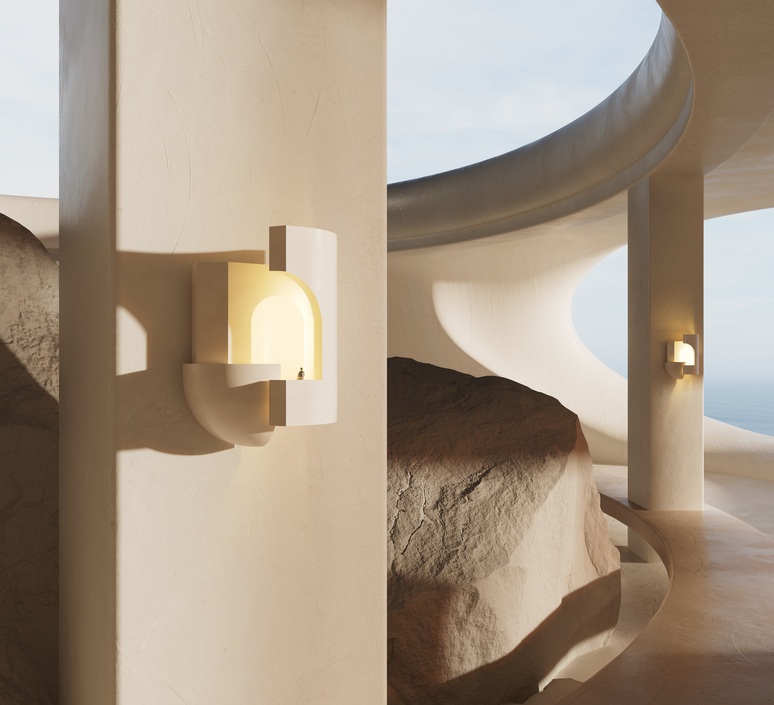 Soul story 2 charles kalpakian applique murale wall light  dcw story 2 wh  design signed nedgis 155572 product