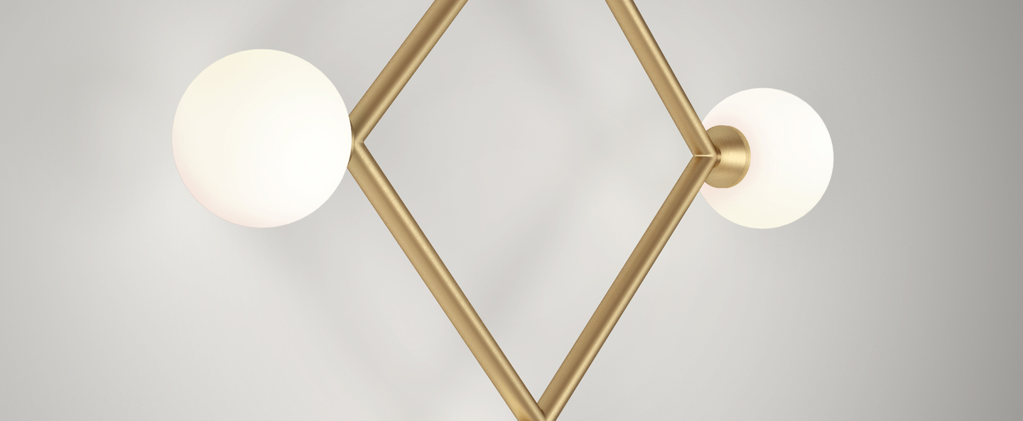 banner-image Applique murale square rhombus laiton l43cm p7 5cm atelier areti normal