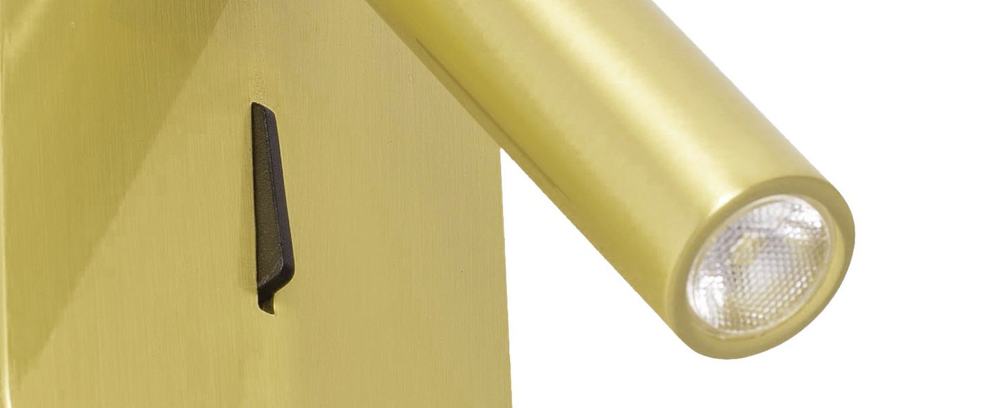 banner-image Applique murale suau led encastrable or satine h17cm faro normal
