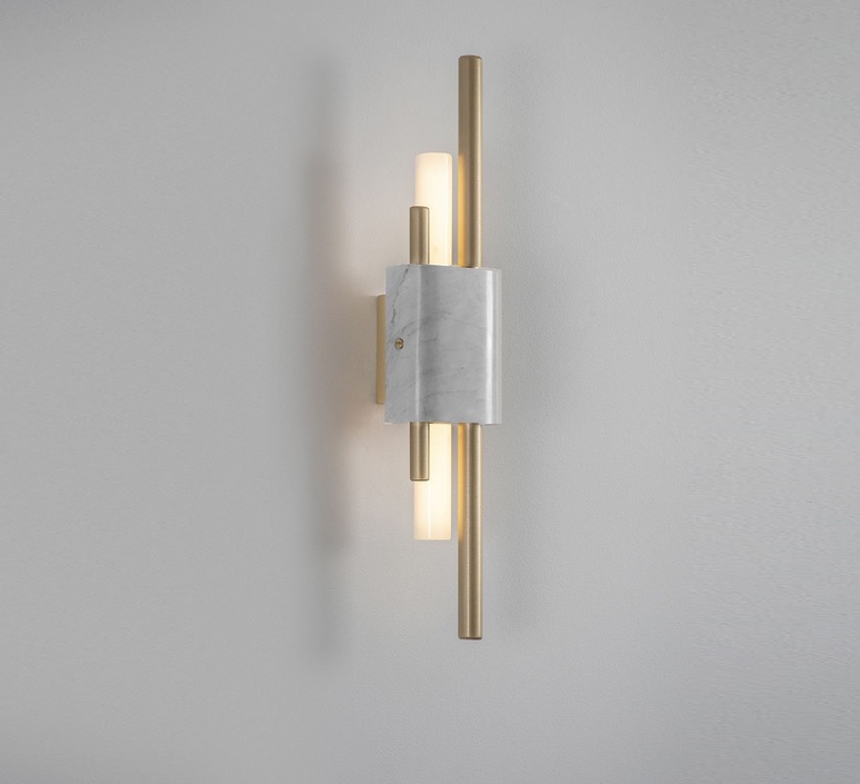 Tanto s robbie llewellyn adam yeats applique murale wall light  bert frank tanto s wall brass green  design signed nedgis 92784 product