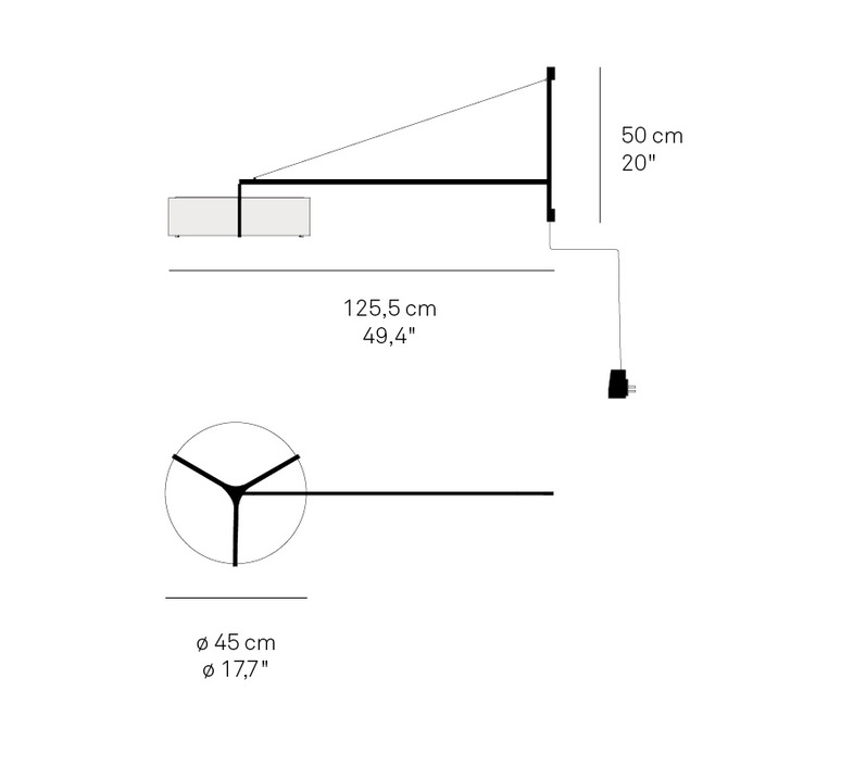 Thesis ramon esteve studio applique murale wall light  lzf thes a iv led dim 21  design signed nedgis 76164 product