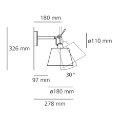 Tolomeo  front design applique murale wall light  artemide 1183010a 0780040a  design signed nedgis 79418 thumb