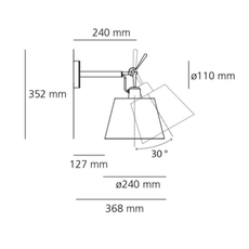 Tolomeo michele de lucchi applique murale wall light  artemide 11840110a 0781050a  design signed nedgis 79432 thumb