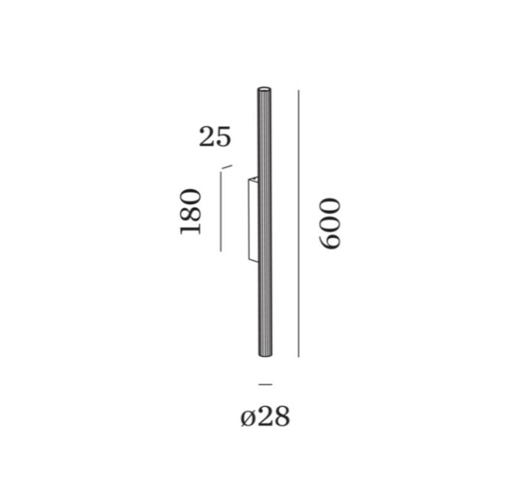 Applique murale, Trace 1.0, or (intérieur noir), LED, dim, 2700K, 535 lm,  L7cm, H10cm - Wever&Ducré - Luminaires Nedgis