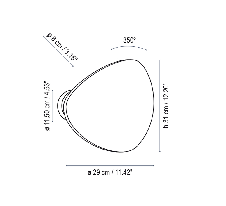 Tria 03 ruben saldana applique murale wall light  bover 2080301435  design signed nedgis 127760 product