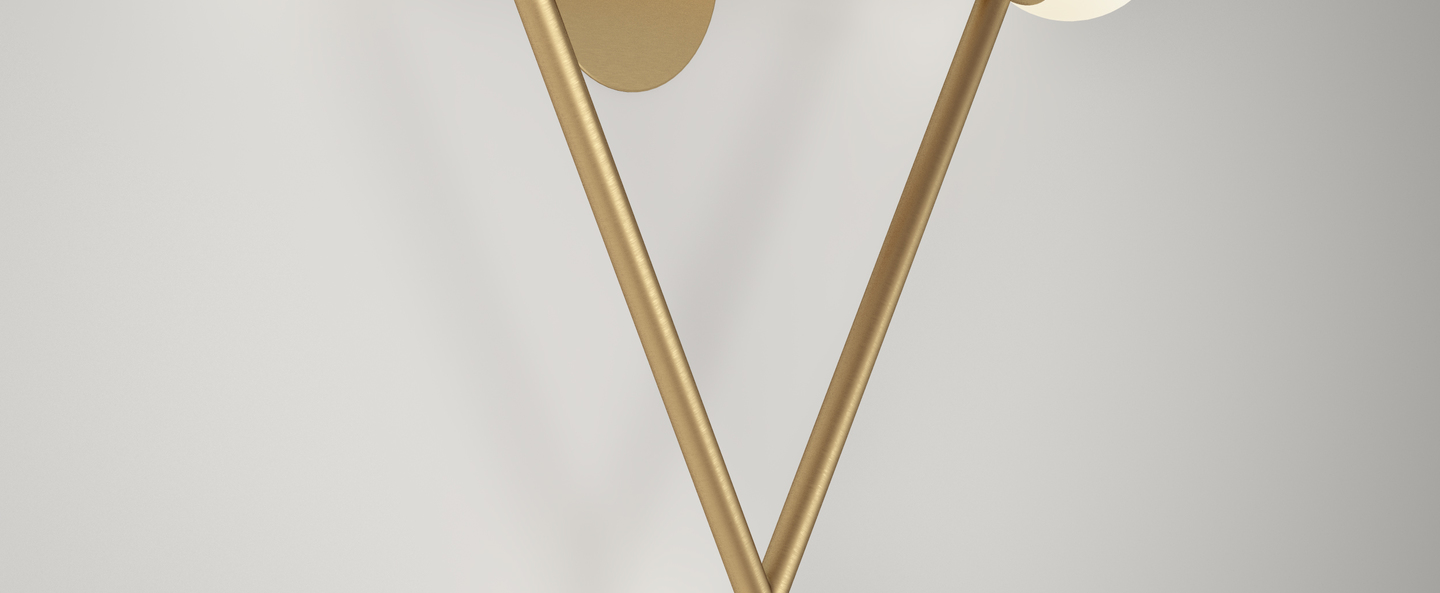 banner-image Applique murale triangle 3 globes laiton l40cm p7 5cm atelier areti normal