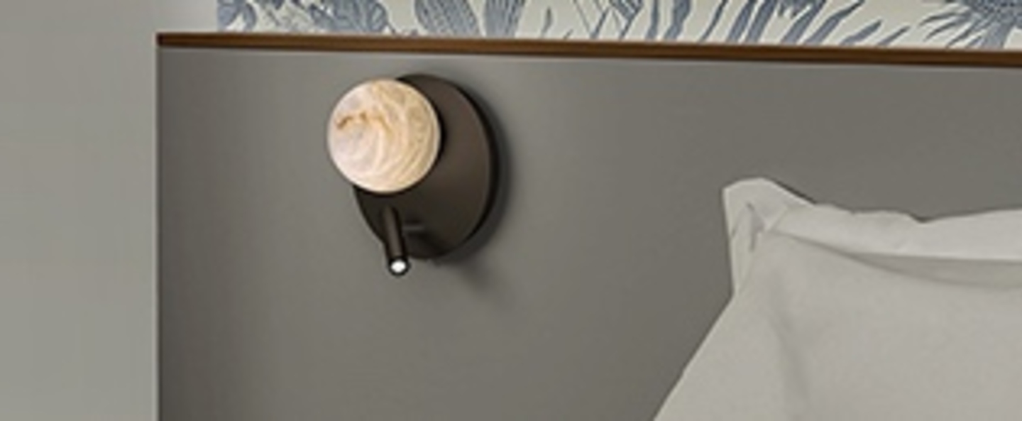 banner-image Applique murale tribeca avec bras de lecture noir led 2700k 270lm o20cm h25cm alma light normal