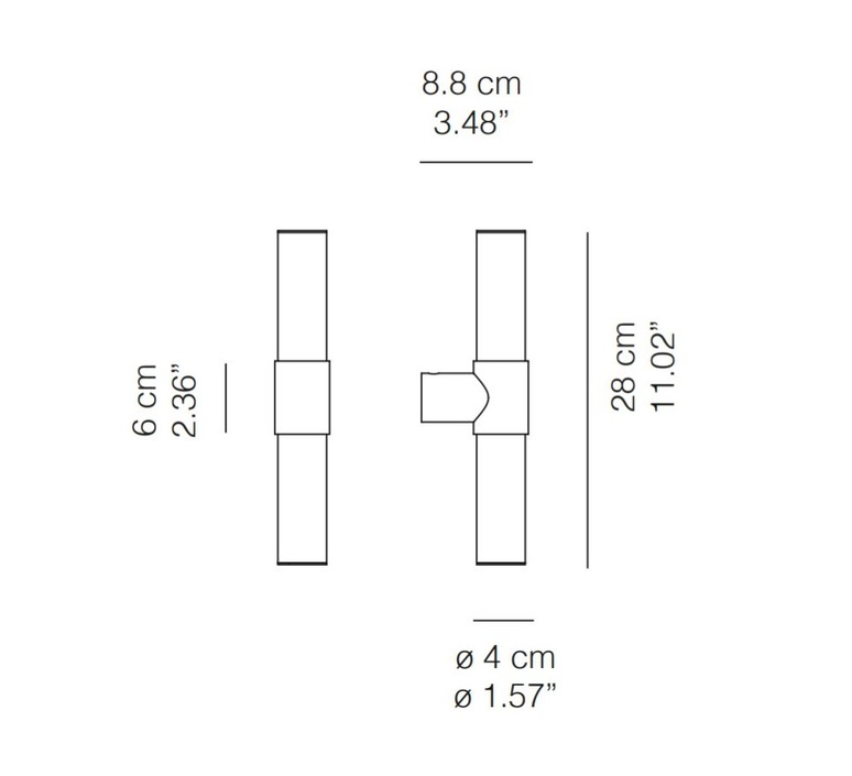 Tupla 28  applique murale wall light  karboxx 27pa01lc  design signed 56478 product