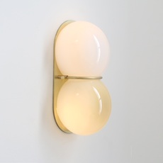 Twin 1 0 karen gilbert et paul pavlak applique murale wall light  sklo studio ltm06whtbb  design signed nedgis 169309 thumb