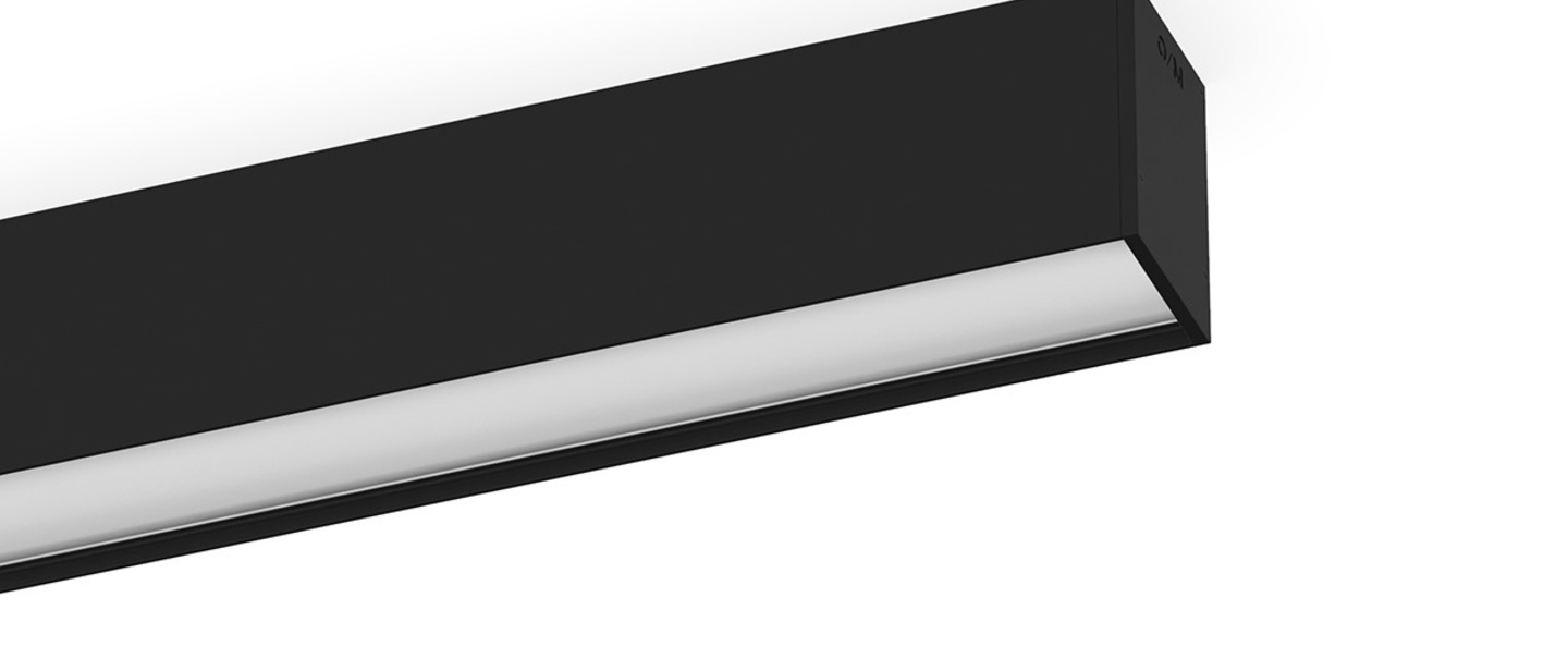 banner-image Applique murale u60 noir ip40 led dim dali 4000k 3000 lm l142 9cm h8 5cm o m light normal