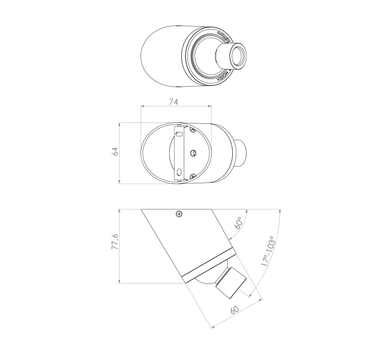 Vision 20 20 studio dcw applique murale wall light  dcw vision 20 20 bl  design signed nedgis 129597 product