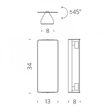 Volet pivotant double charlotte perriand applique murale wall light  nemo lighting avplwg33  design signed nedgis 159251 thumb