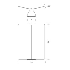 Volet pivotant plie charlotte perriand applique murale wall light  nemo lighting avp lwn 32  design signed 57813 thumb