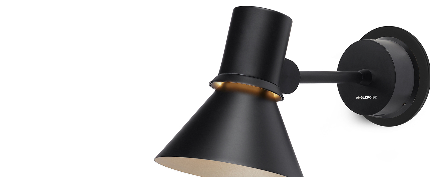 Applique murale wall light type 80 noir mat l26 5cm h14 5cm anglepoise normal