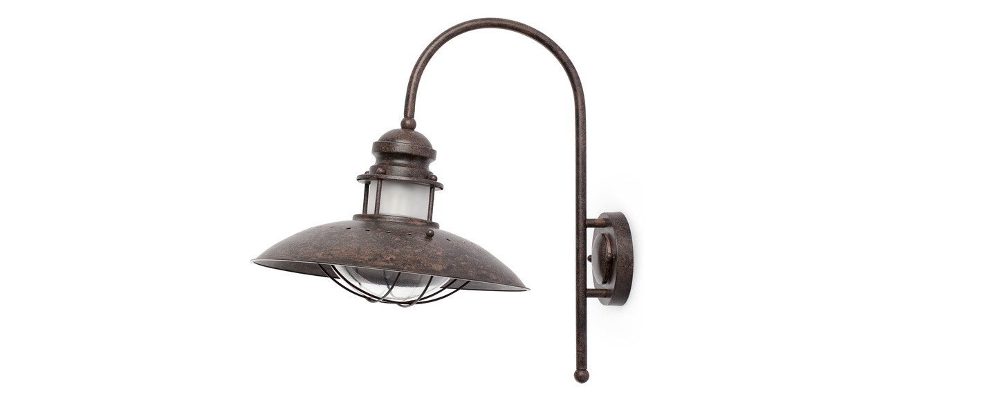 Applique murale winch marron h46cm faro normal