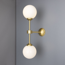 Yaounde studio mullan lighting applique murale wall light  mullan lighting mlwl235satbrs  design signed nedgis 184143 thumb