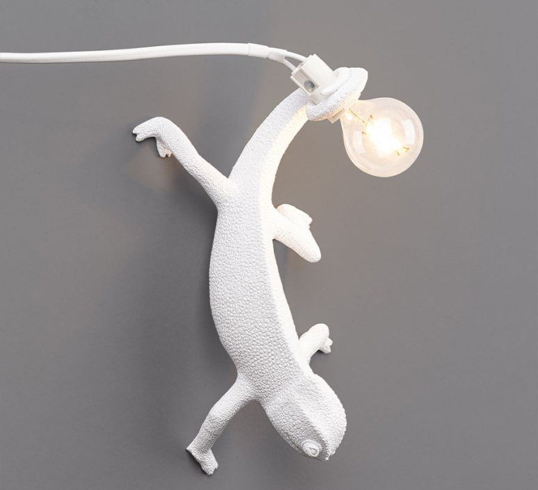 Chameleon lamp going down marcantonio raimondi malerba applique ou plafonnier wall or ceiling light  seletti 14661  design signed nedgis 97735 product