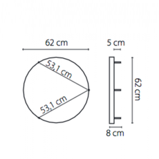 Curve 60  applique ou plafonnier  le deun curve 60 blanc  design signed nedgis 201270 thumb