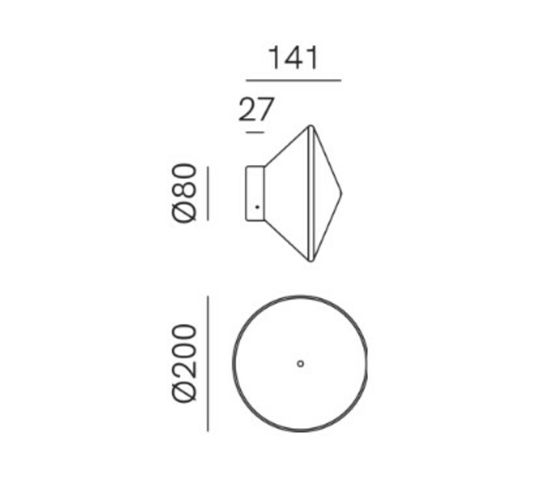 Foam 292 01  applique ou plafonnier  il fanale 292 01 mm  design signed nedgis 213075 product