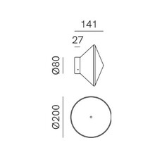 Foam 292 01  applique ou plafonnier  il fanale 292 01 mm  design signed nedgis 213075 thumb